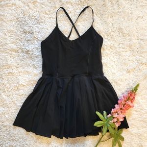 Aerie Black Athletic Dress
